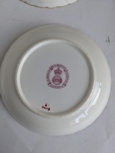 Antique Minton John Mortlock Saucers Plates - Picture 5 of 5
