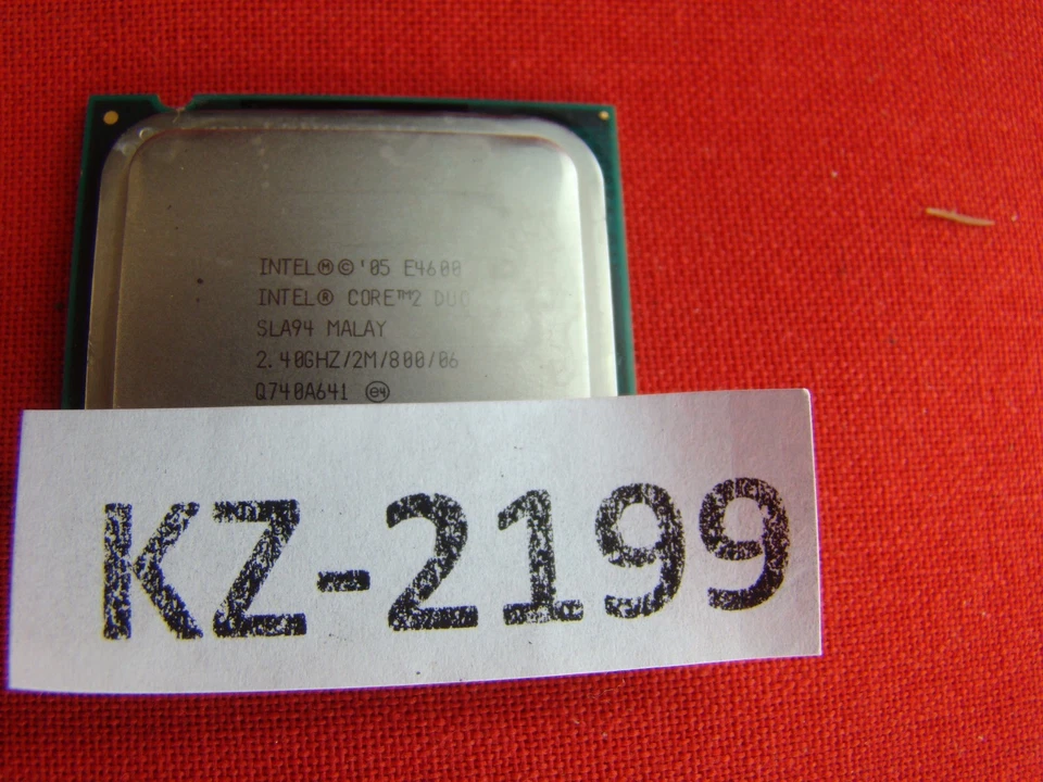 Intel Core 2 Duo E6750 (SLA94) - 2x 2,66Ghz - Dual-Core- Socket 775 #KZ-2199 - Image 2 of 3