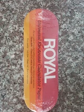 Royal Universal Electronic Calculator Paper 3 Rolls NEW SEALED Free Shipping