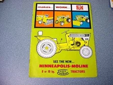 Minneapolis Moline Home Town & Country Tractors Color Brochure from 1964