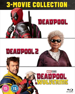 Deadpool: 3-Movie Collection Deadpool / 2 / & Wolverine Blu-ray [Region Free]