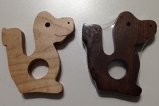 Wooden Teethers - 12 Styles Made of Hard Maple and Walnut - Handmade