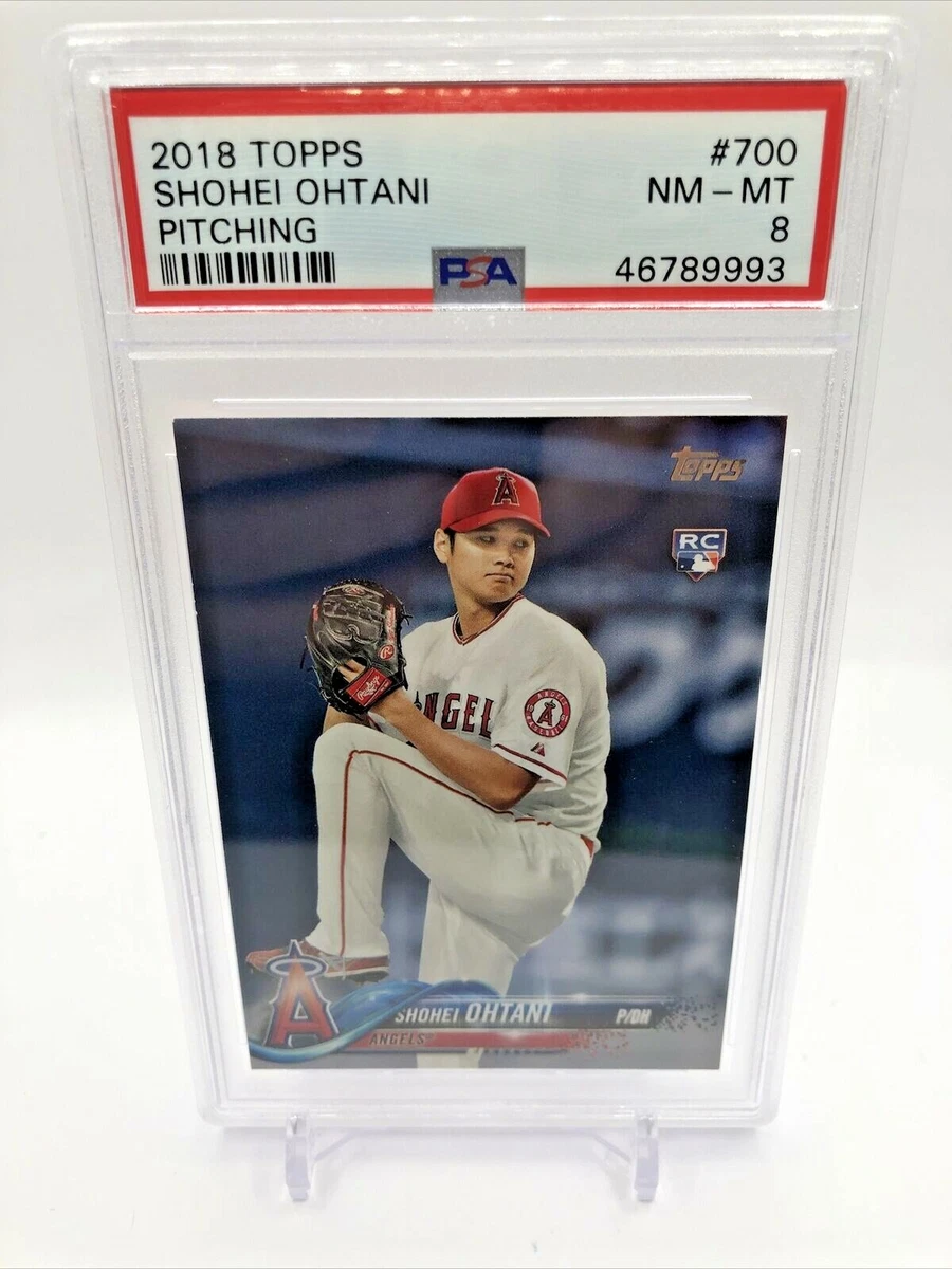 2018 Topps Fire Shohei #150 PSA 9 Mint Graded 2018 Topps Fire
