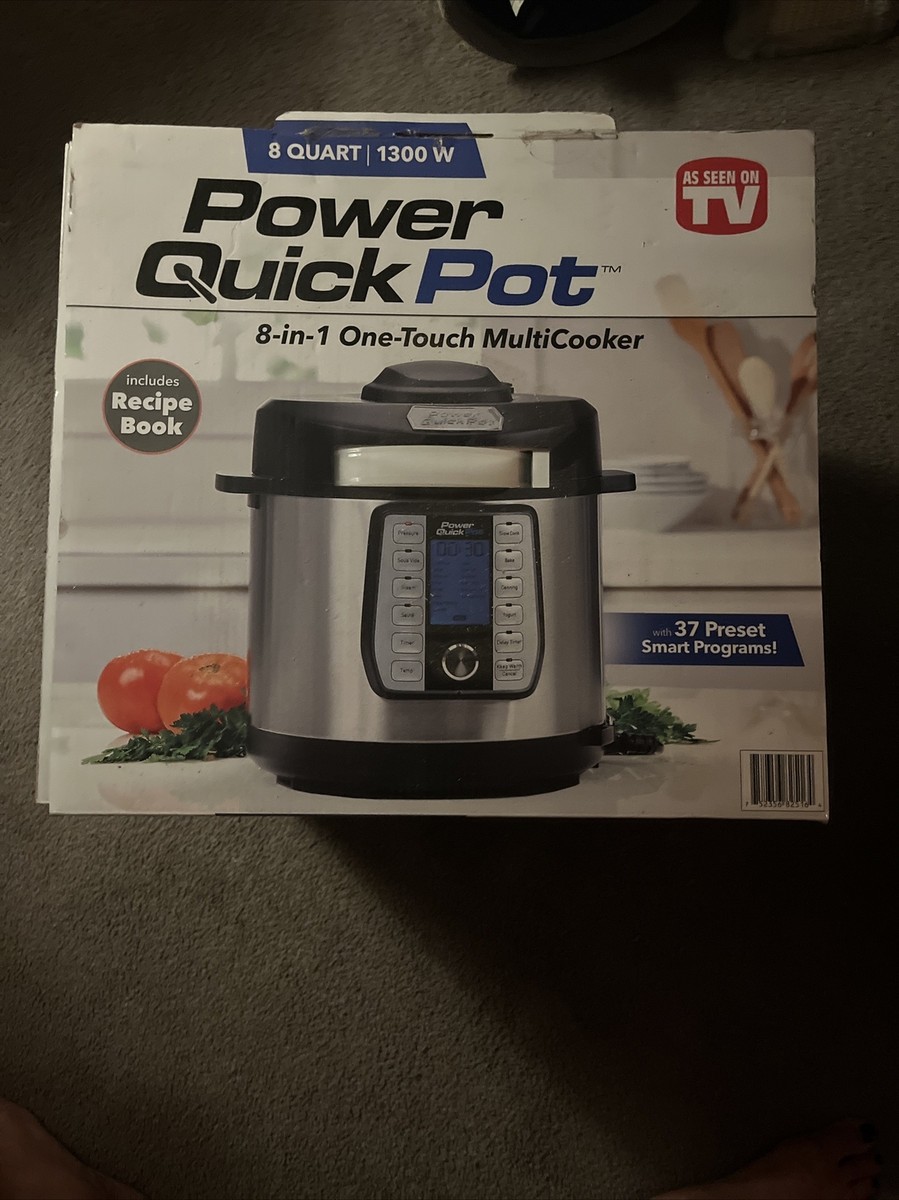 POWER QUICK POT Pressure Cooker Model Y6D-36 Tested Working Very Clean W/box
