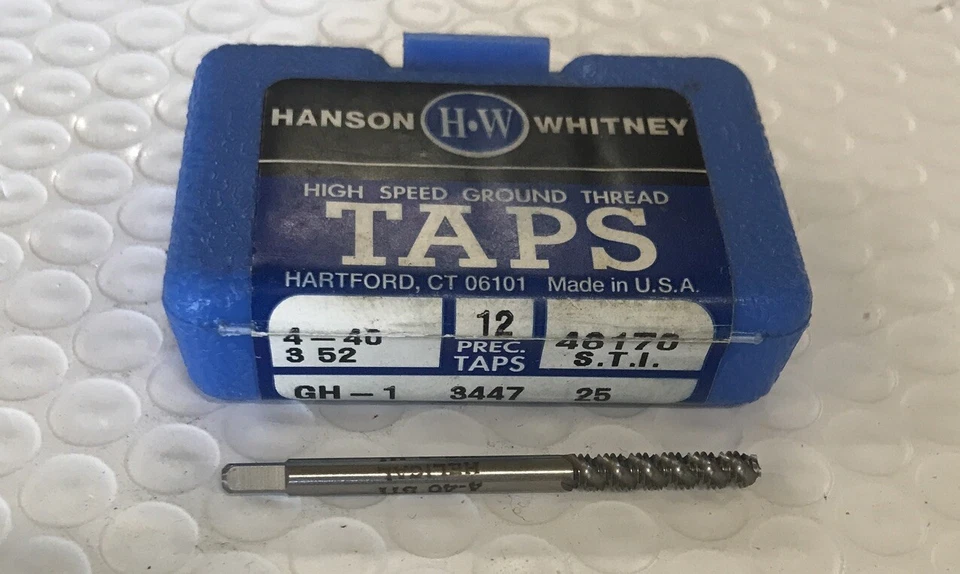 Hanson 4-40 STI Tap GH-1 High Spiral New!! Qty 1 - Image 1 of 1