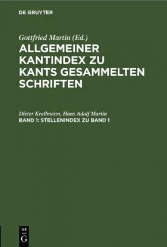 Thumbnail - Stellenindex Zu Band 1 6753