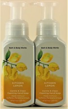 QTY 2 - Bath  Body Works KITCHEN LEMON Gentle Foaming Hand Soap 8.75oz