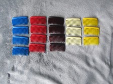 Goody Set of 18 vintage plastic colorful hair clips barrettes made in USA