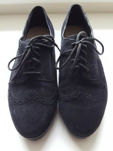 clarks suede brogues
