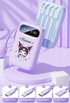 Sanrio Hello Kitty Portable Charger 10000mAh Ultra-Fast Charging