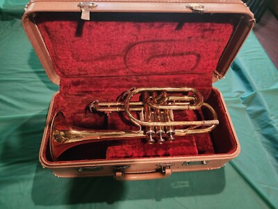 Used King Tempo 602 Cornet w/ Getzen Mouthpiece    USA Made   Serial #368400