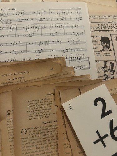 Vintage Ephemera Lot Junk Journal Paper Scrapbooking Crafting Book Pages 20O+
