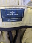 Straight Fit Dockers Chino Pants*32x34*Flat Front*Beige/Tan