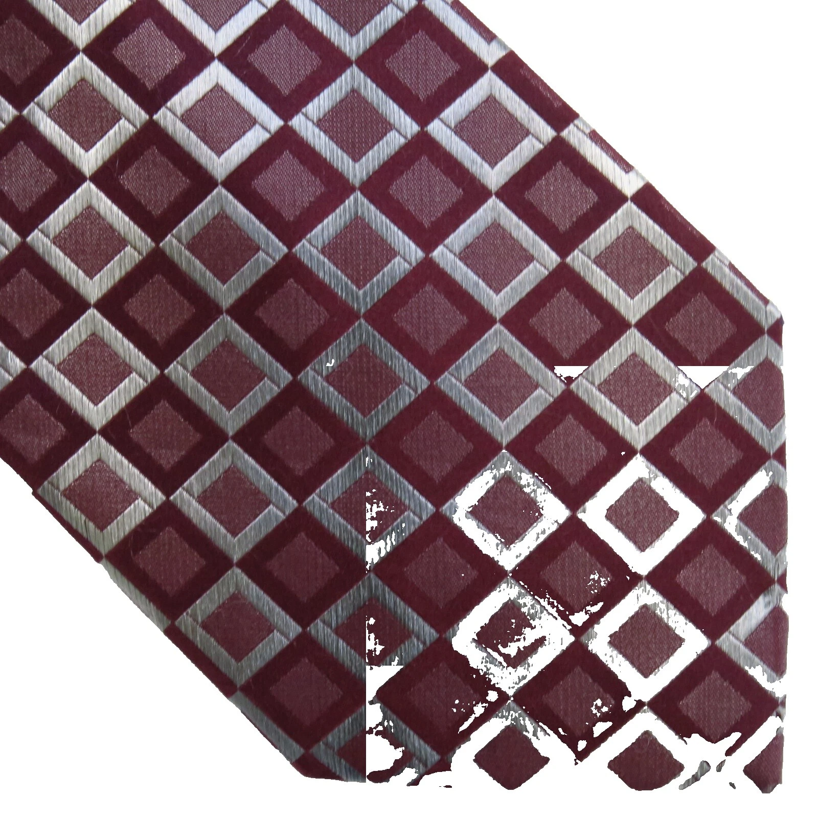 Kenneth Cole geométrico 100% Corbatas de seda para hombres