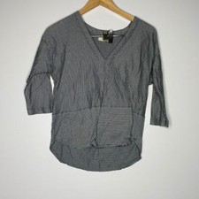 Madewell Striped Blouse Sz XS Blue/White