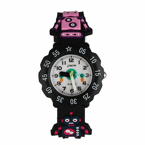 Orologio da polso in silicone cartone animato moda ragazzi ragazze bambini bambini orologio regalo natale - Foto 70 di 78