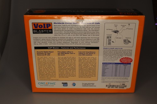 Creative VOIP Blaster Voice-Over IP Calls Model TP0001 NEW Sealed - 第 2/2 張圖片