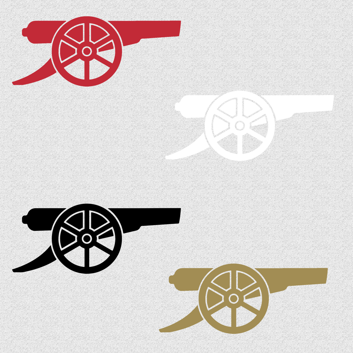 Arsenal Cannon Logo Decal Sticker | eBay