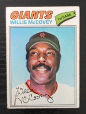 Topps 1977 Willie McCovey #547 San Francisco Giants Baseball Card