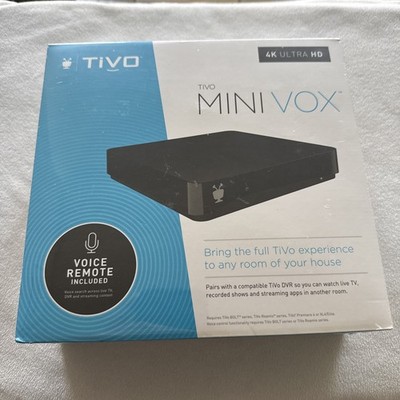 TiVo Mini VOX 4K UHD (TCDA95000) with Voice Remote HDMI Power Ultra HD