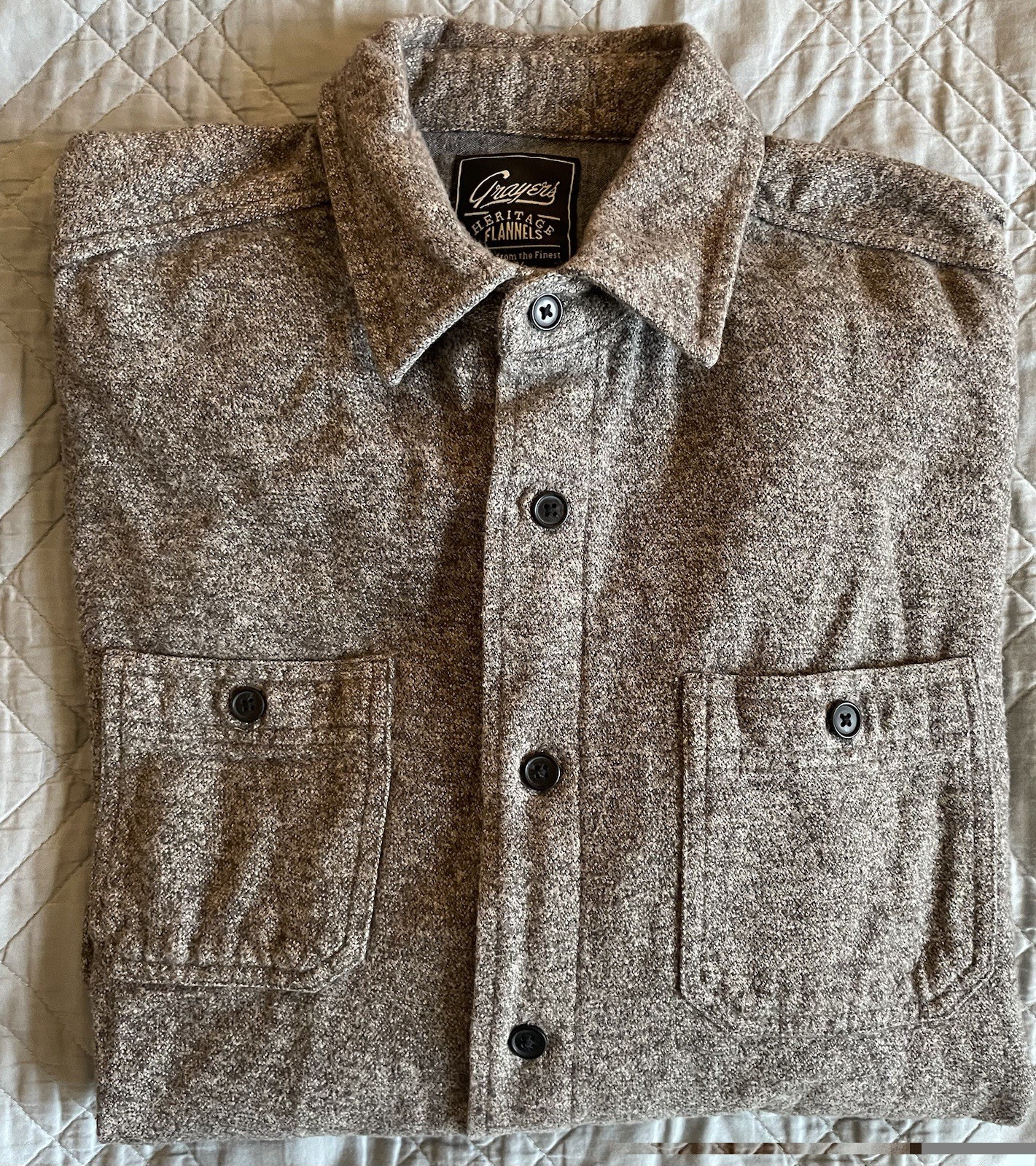 Grayers Heritage Flannels Cotton Patch Pocket Spo… - image 2