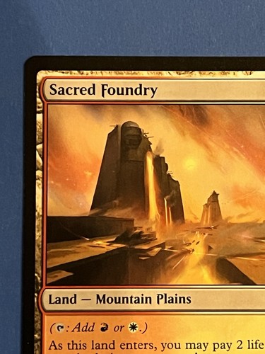 Sacred Foundry Edge of Eternities EOE MTG Magic the Gathering Rare Land 0256 256 - Picture 7 of 14