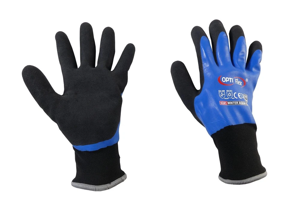 Opti Flex Winter Aqua Guard 0241 Strickhandschuh Latex Kälteschutzhandschuhe