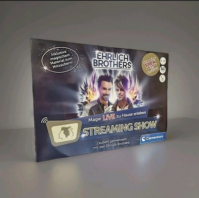 Clementoni Ehrlich Brothers Streaming Show Live-Zaubershow für Zauberer NEU