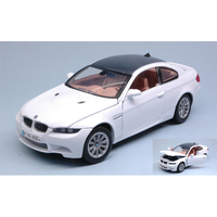Bmw M3 Coupe' 2007 White 1:24 Motormax Auto Stradali -D- Neues Modell