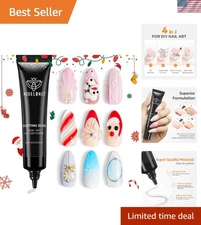 Beginner-Friendly 3D Nail Gel Glue for DIY Design - Long-Lasting Hold (21 Days)