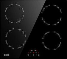 CIARRA CABBIH4-A Built-in Induction Hob 4 Zones Touch Control Ceramic - Used