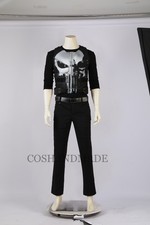 The Punisher S1 Punisher Vest Skull Vest Cosplay Costume Halloween Outfit