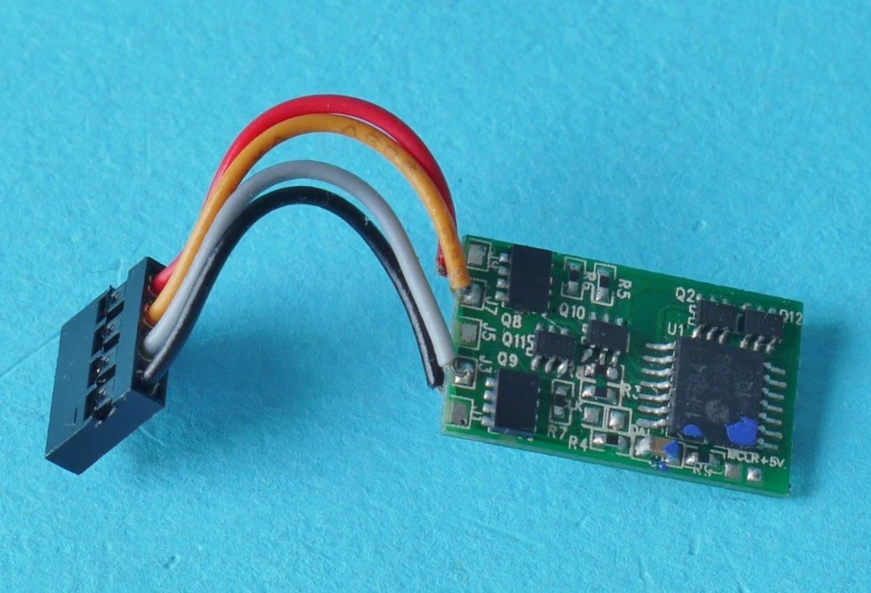 HORNBY DIGITAL DECODER R7274 R9659 4-PIN DIGITAL EINSATZ NUR MOTORSTEUERUNG GETESTET