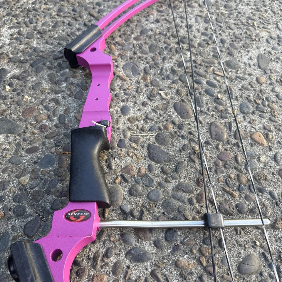 Genesis ARCHERY 原装复合弓右手拉紫色比赛 — 第 4/4 张图片