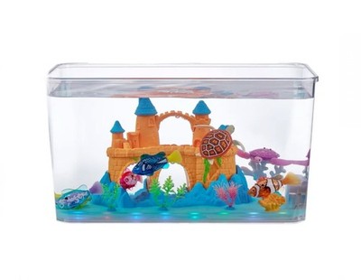 ZURU ROBO ALIVE FISH TANK TOY AQUARIUM 17 PC SET W/ LED LIGHTING