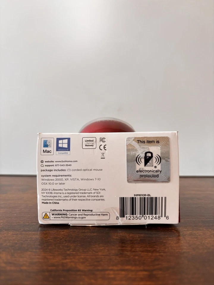 iHome Office Corded Precision Mouse New In The Box  - Image 3 of 3