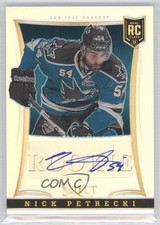 2013-14 Panini Select Rookie Silver Prizm 71/99 Nicholas Petrecki Nick Auto 0c2