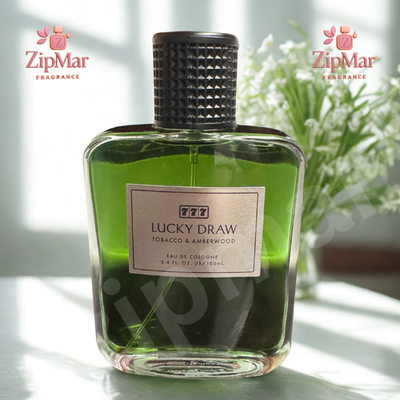 Lucky Draw Tobacco & Amberwood Eau de Cologne 3.4oz Men's Long Lasting  Fragrance