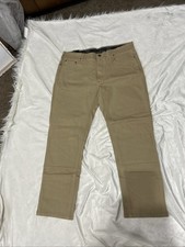 NWT Iron Co New York Patriot Pant Classic Comfort Straight Leg Mens Tan 38 X 30