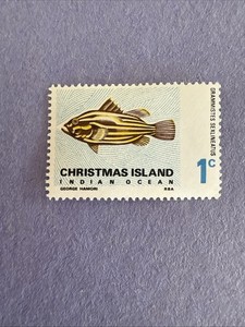 Christmas Island 1968 MNH 1c Stamp Fish