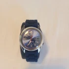 VINTAGE SEIKO 5 AUTOMATIC 7009A JAPAN MENS DAY&DATE BLUE COLOR DIAL WATCH a483-U