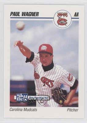 1992 SkyBox Pre-Rookie Carolina Mudcats Paul Wagner #146 RC 0q3