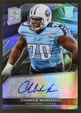 2013 Panini Spectra #116 Chance Warmack /299 Rookie Signatures RC Titans