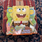 Vintage Nickelodeon Babbling SpongeBob SquarePants Talking Plush Toy 2000
