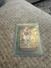 2023 Panini Prizm Draft Picks - Green Prizm #17 Christian McCaffrey (JGA)