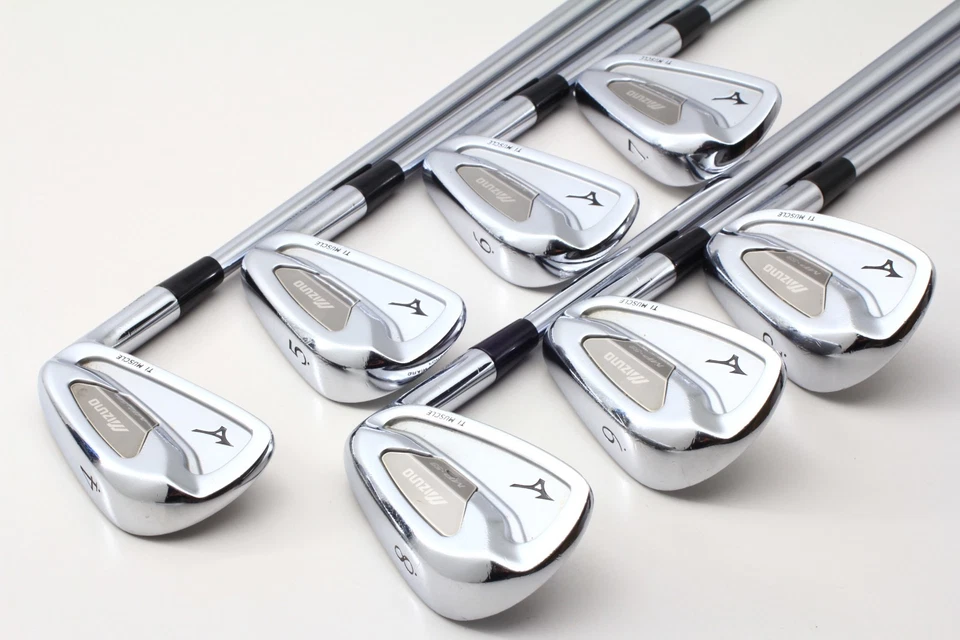 Juego de hierros 7 piezas MIZUNO MP-59 4-5-6-7-8-9-PW eje de acero hierros diestros Foto 2 de 4