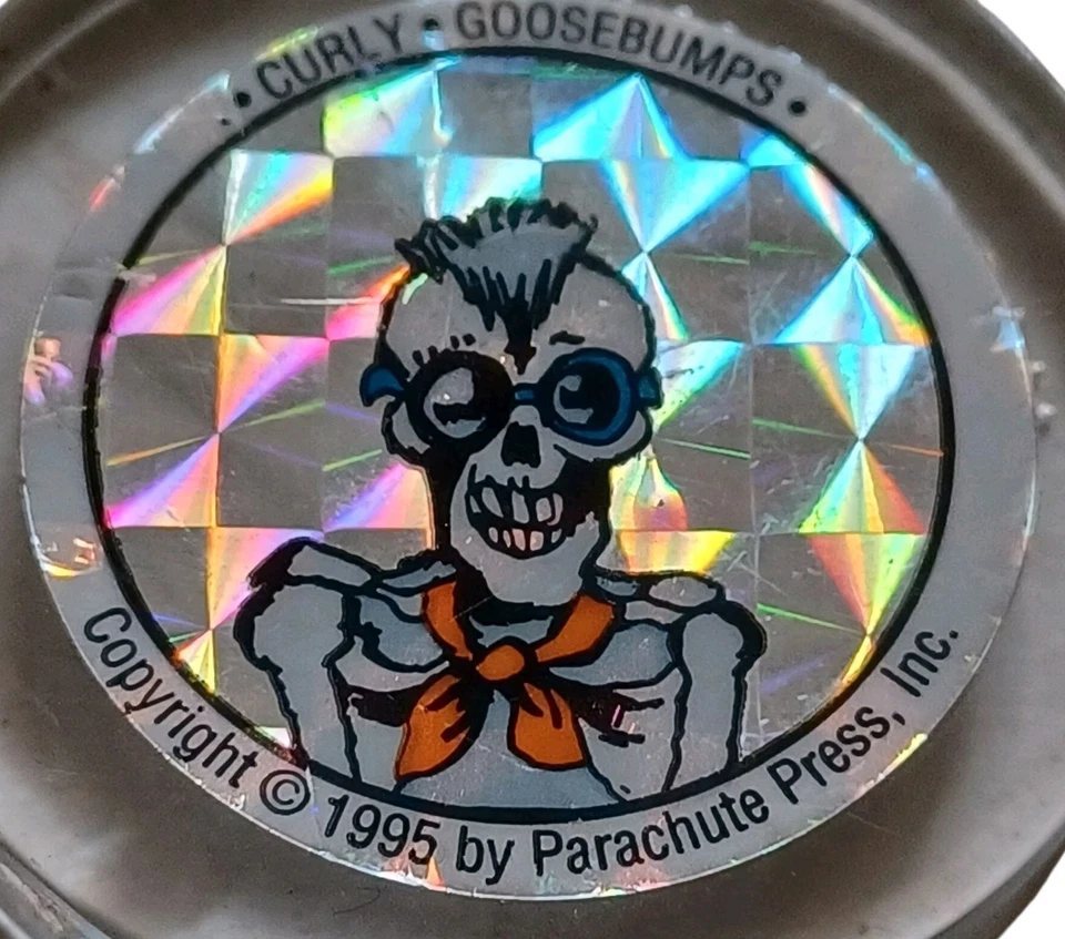 Lot of 12 Goosebumps Pogs + Slammer + Official Collectors Book - Image 3 of 4