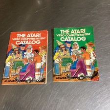 1981 Atari Games Pamphlet Lot Of 2 Different Catalogs