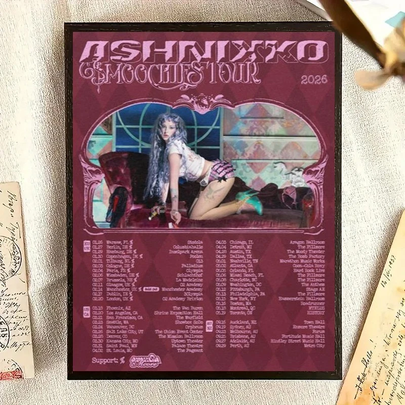 Ashnikko Smoochies World Tour 2026 Poster