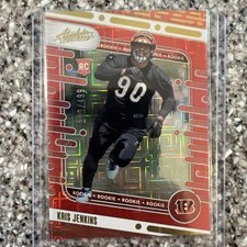 2024 Panini Absolute Kris Jenkins #149 Red Squares /499 (RC) Cincinnati Bengals 